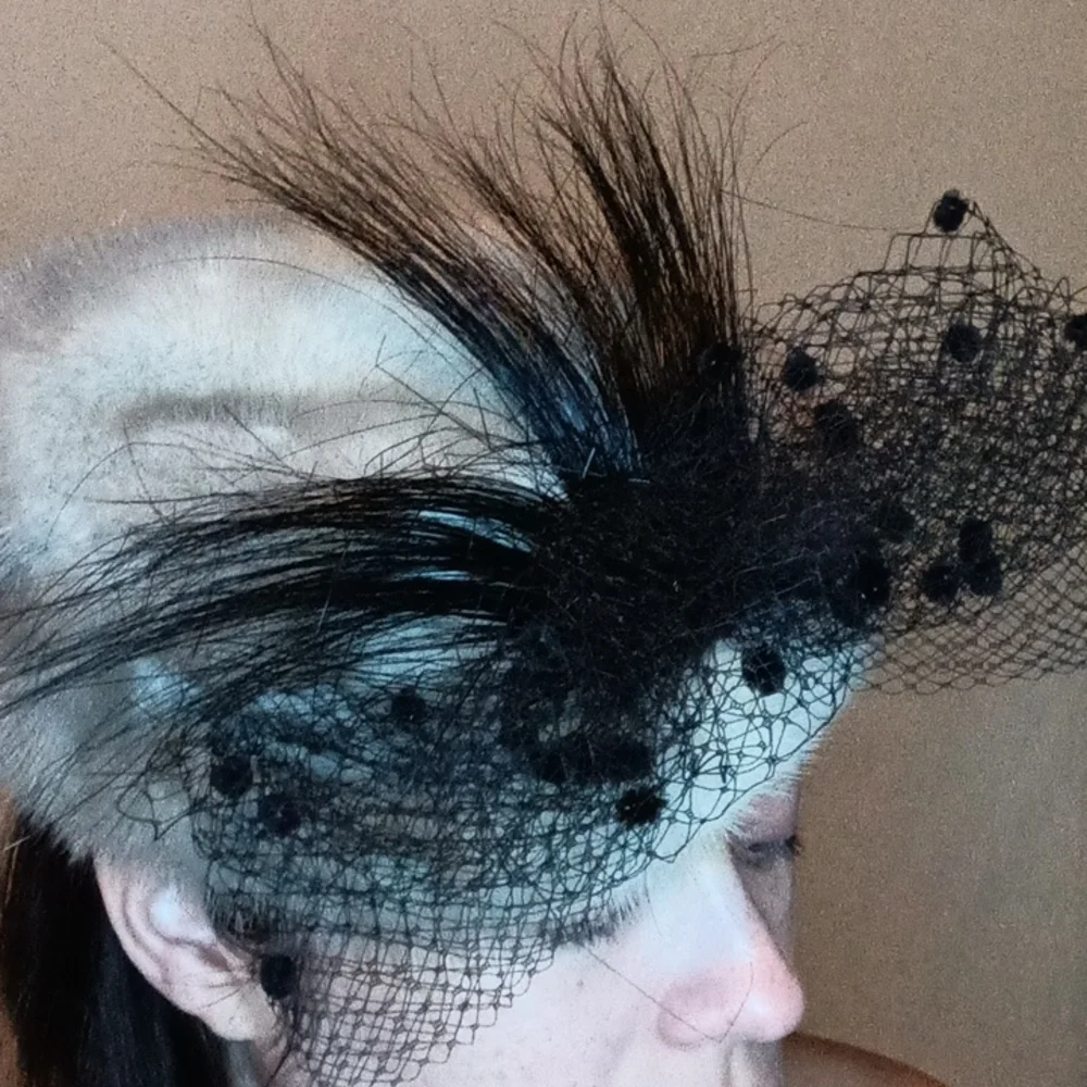 * SOLD * Vintage fur hat beret - Picture 7 of 10